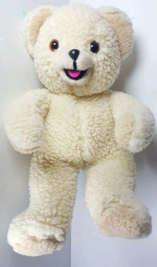 Vintage 1985 Snuggle Bear Lever Brothers Russ Berrie Stuffed Animal Plush 15 "