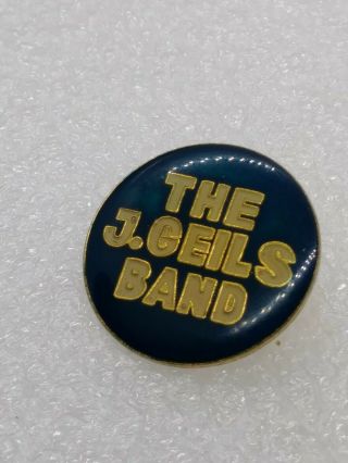 Vintage The J.  Geils Band Hat - Lapel - Pin