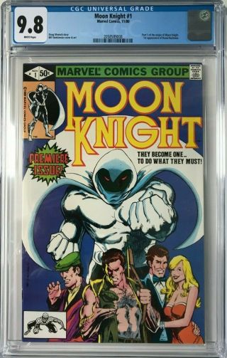 Moon Knight 1 Cgc 9.  8 Nm/mt Origin Story 1980 1st App.  Bushman Key Issue L@@k