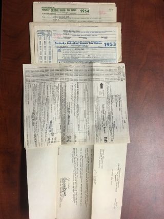Miscellaneous Documents/ Deeds,  Mortgage,  Tax Return 1899 - 1954