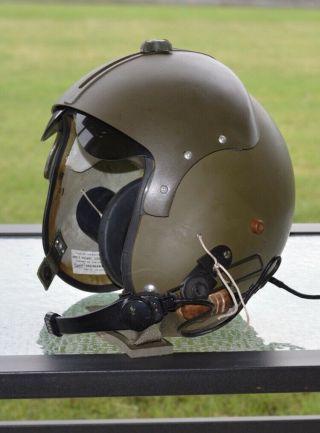 Vintage,  Vietnam Era Helicopter Flight Helmet Aph - 5,  Sierra Engineering Co