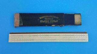 Vintage Keuffel & Esser Co.  Polyphase Slide Rule No.  4053 - 3 With Box