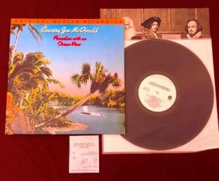 Country Joe Mcdonald ‎ Paradise With An Ocean View Mfsl Nm Unplayed? Vinyl Lp