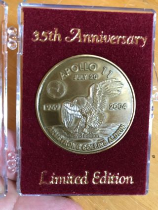NASA Apollo 11 35th Anniversary 2004 Limited Edition Coin 2