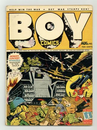 Boy Comics 5 Gd,  2.  5 1942