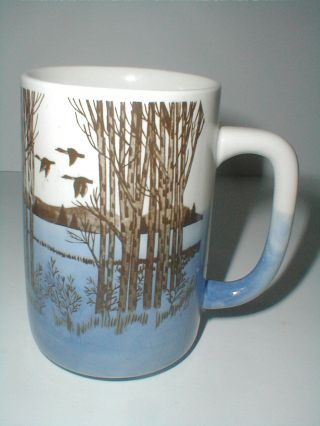 Otagiri Japan Hand Crafted Stoneware Wild Canadian Geese Coffee/tea Mug
