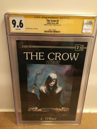 The Crow 2 Cgc 9.  6 White Pages 1st Print Caliber Press Signed James O 