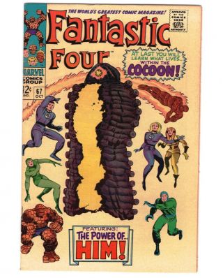 Fantastic Four 67 Origin 1st App Him (warlock)