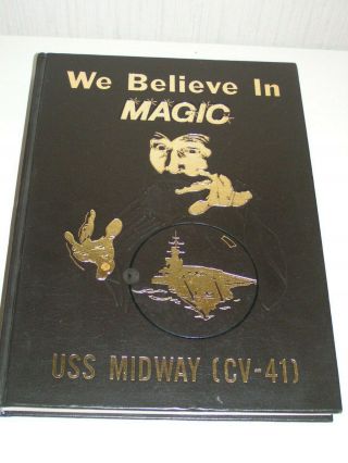Uss Midway Cv - 41 Cruise Book 1982 - 1983 Westpac