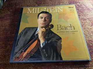 Nathan Milstein Bach Sonatas & Partitas Capitol Fds Label Pcr 8370 W Ticket Stub