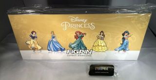 Figpin Classic Disney Princess Limited Edition Gold Plated Deluxe Box Set