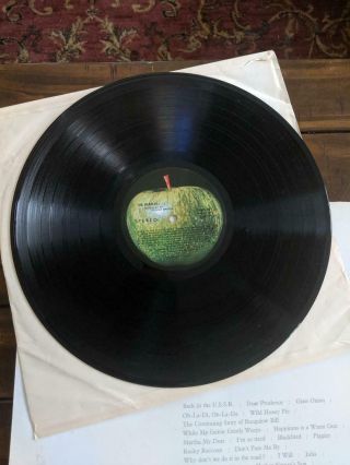 THE BEATLES THE BEATLES (WHITE ALBUM) US ORIG ' 68 APPLE 1ST PRESS 3