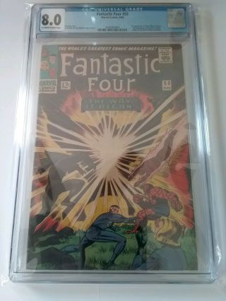 Fantastic Four 53 Cgc 8.  0 2nd Black Panther,  1st Klaw,  Origin