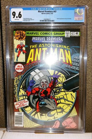 Marvel Premiere 47 - Cgc 9.  6 White Pages - 1st Scott Lang Ant - Man -