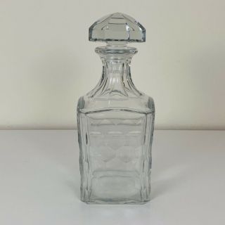 Vintage Baccarat French Crystal Whisky Decanter With Stopper Made In France