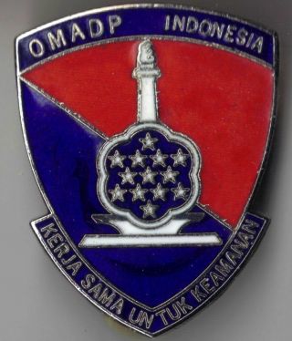 Us Maag Pocket Badge Omadp Indonesia,  30,  Years Old