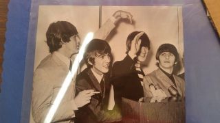 Beatles Vintage 1964 Ap Wire Photo Ringo,  George,  John,  Paul