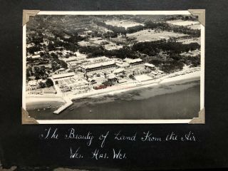 CHINA WEI - HAI - WEI AERIAL IMAGE OF THE CITY & COAST VINTAGE PHOTOGRAPH 1937 - 02b 2