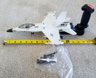 Vtg 1989 Hasbro Flying Fighter Jet Toy Navy 400 Vfa131 F/a18e Wildcats Complete