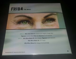 Frida - The Mixes Anni - Frid Lyngstad ABBA record LP Green Colour NOT promo 3