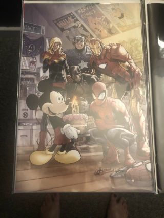 Marvel Comics 1000 Disney D23 Expo Variant Mickey Mouse Plus Others