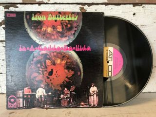 Iron Butterfly In - A - Gadda - Da - Vida Lp 1968 Atlantic Atco 1st Pressing Vinyl Ex