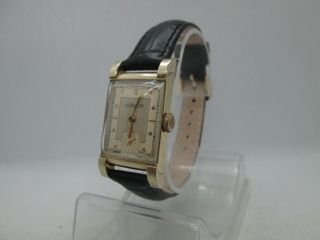 VINTAGE JAEGER - LECOULTRE 10K GOLDFILLED HANDWIND MENS WATCH 3