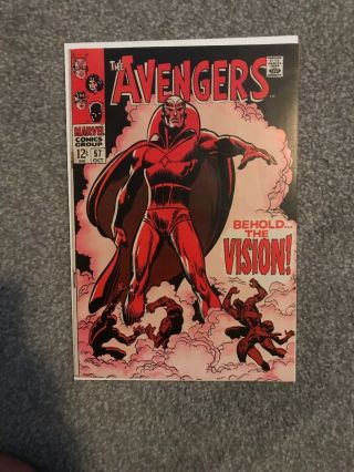 The Avengers 57 (oct 1968) First App The Vision Series Soon Issue