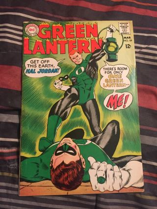 Green Lantern 59 1st Guy Gardner Key Issue Movie Coming [dc Comics,  1968]