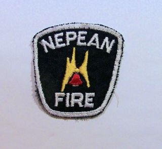 Nepean Fire Department Service Patch - Ontario Canada Fire Fighter