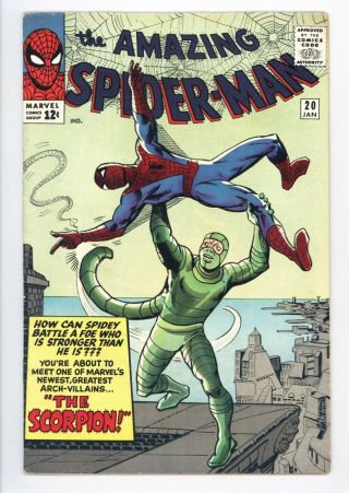 Spider - Man 20 Vol 1 Looking Book 1st Appearance Of Scorpion