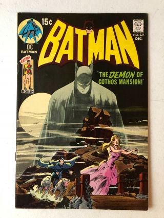 Batman Comic 227 Dc Dec 1970 Neal Adams