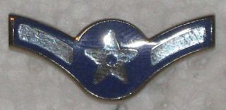 USAF US Air Force Airman Amn Rank Insignia Stripes Metal Pin Pair Current 2