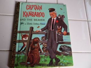Captain Kangaroo And The Beaver,  A Little Golden Book,  1973 (vintage Children 