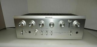 Vintage Sony Ta - 1130 Integrated Stereo Amplifier Serviced Marantz Pioneer
