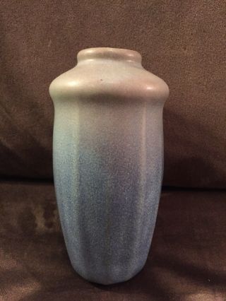 Vintage Early Van Briggle Arts & Crafts Pottery Vase Great Blue Glaze