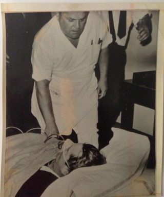 Assassination Of Senator Robert Kennedy 1968 Vintage Wirephoto