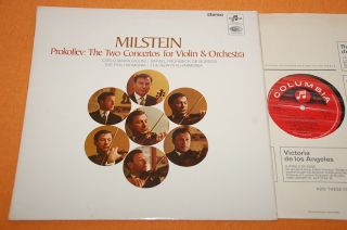 Milstein Prokofiev Violin Concertos Nos.  1 & 2 Uk Ed1 Columbia Sax 5275 S/c