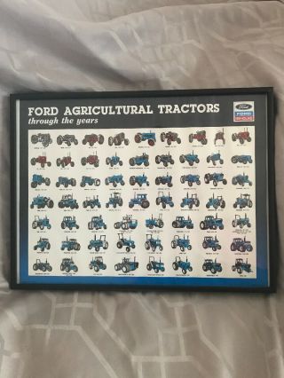 Ford Agricultural Tractors Through The Years Print Ford Holland