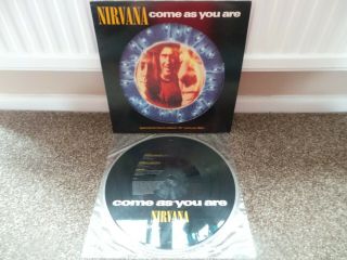 Nirvana - Come As You Are (uk 1991 12 " Picture Disc Vinyl Single / Ex)