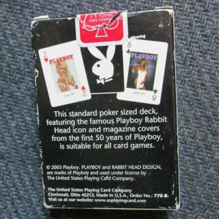 2003 Bicycle Brand Playboy Bunny Deck of Playing Cards - Standard Poker 2