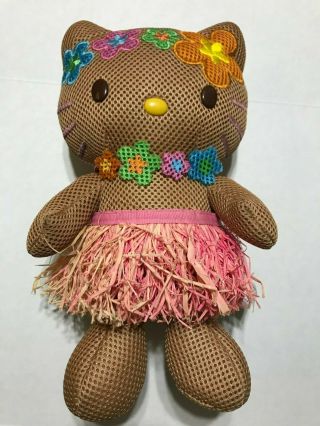 Hello Kitty Sanrio Hawaiian Plush Doll 2003 Rare To Find 11 " Inches Tall