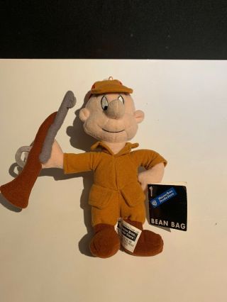 Elmer Fudd Bean Bag Plush Toy Warner Store 1999 Looney Tunes With Tags Rare