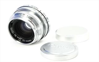 " Exc,  " Canon 35mm F/2.  8 Mf Vintage Lens Leica Screw Mount Ltm L39 Cap From Japan
