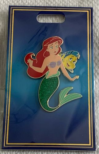 Disney Wdi D23 Expo Heroines And Sidekicks Ariel And Flounder Pin