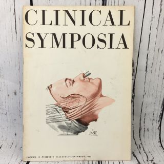 Ciba Clinical Symposia 1967 Face Lift Plastics Surgery Dr Netter Art Vintage