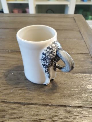 Art Pottery Horses Ass Coffee Tea Mug Happy Appy Valley Studio Gray Horse