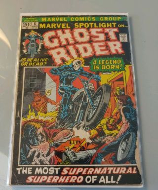 Marvel Spotlight 5 - - 1st Appearance Ghost Rider - - Low Grade Comic Book