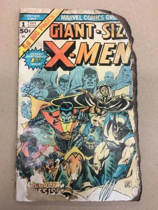 Giant Size X - Men 1 Ng - Gsx Low Grade 1975 (1st Ap Of Storm Colossus Etc)