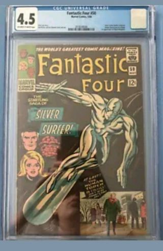 Fantastic Four 50 Cgc 4.  5.  Silver Age Book.